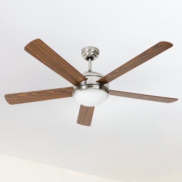 VENTILADOR AVANT TECHO GRIS/MADERA 132CM 65W C/LAMP+MANDO - Image 6