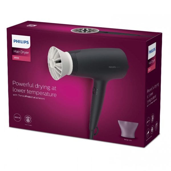 SECADOR DE PELO PHILIPS 2100W - CONSUMO DE 1600W (ECO) - IONICO 8710103970347 - Image 2