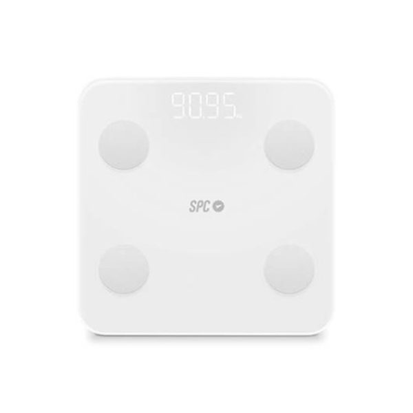 Bascula digital spc atenea fit 3 blanca pantalla led -  wifi -  app spc iot -  contr. peso -  imc