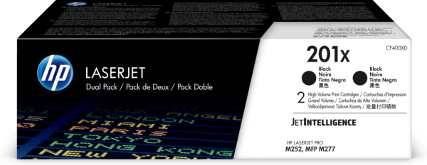 TONER HP 201X PACK AHORRO NEGRO X 2