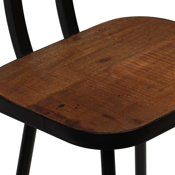 Conjunto de bar 5 pcs madeira recuperada maciça - Image 12