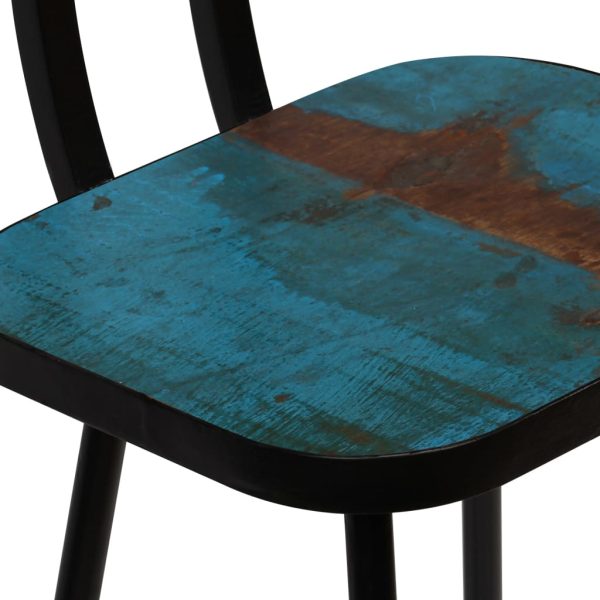 Conjunto de bar 3 pcs madeira recuperada maciça multicor - Image 12