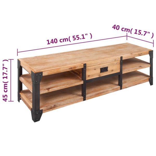 Conjunto de móveis de sala 3 pcs madeira de acácia maciça - Image 11