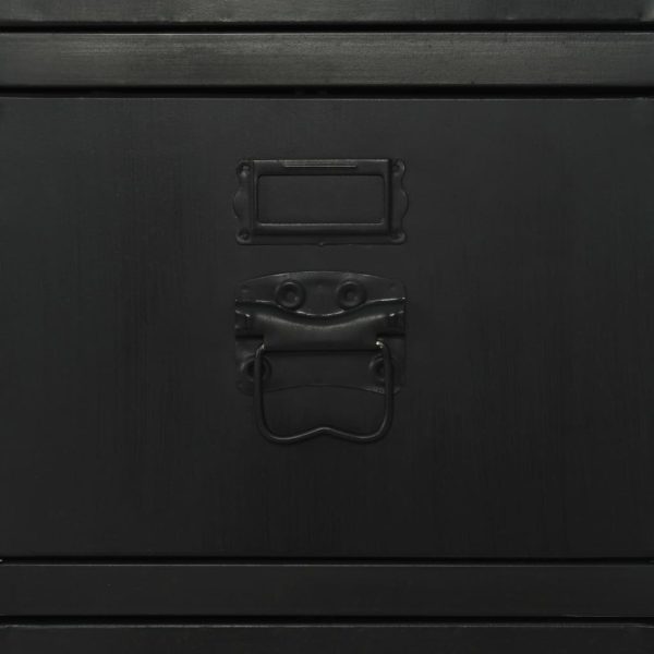 Secretária c/ um pedestal madeira abeto maciça aço 100x50x76cm - Image 12