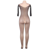 QUEEN LINGERIE FISHNET DIAMOND LONG SLEEVE BODYSTOCKING SL - Image 5