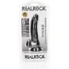 REALROCK - PENE REALÍSTICO CURVADO CON TESTÍCULOS Y VENTOSA - 6/ 15,5 CM - Image 2