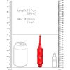 CIRCE - BALA LUMINOSA - ABS BULLET WITH SILICONE SLEEVE - 10-VELOCIDADES - ROJO - Image 4