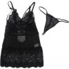 4XL-5XL PICARDÍAS DE ENCAJE CEÑIDO CON TIRANTES AJUSTABLES EN NEGRO - Image 5
