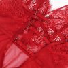 L-XL PICARDÍAS DE ENCAJE CEÑIDO CON TIRANTES AJUSTABLES EN ROJO VINO - Image 7