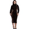 LE DÉSIR- SHADE-CARME XI - VESTIDO CON CUELLO ALTO - TALLA GRANDE - Image 9