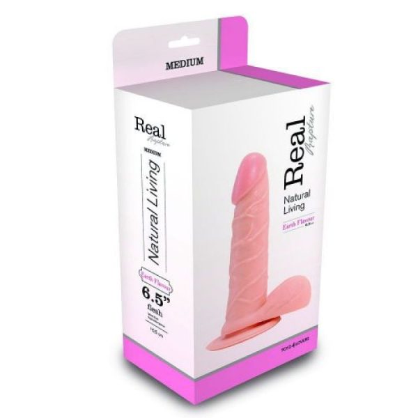 DILDO REALÍSTICO REAL RAPTURE EARTH FLAVOUR 6.5'' BRANCO - Image 2