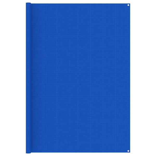 Tapete de campismo para tenda 250x350 cm azul