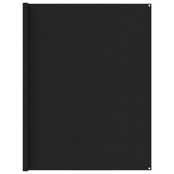 Tapete de campismo para tenda 250x600 cm preto