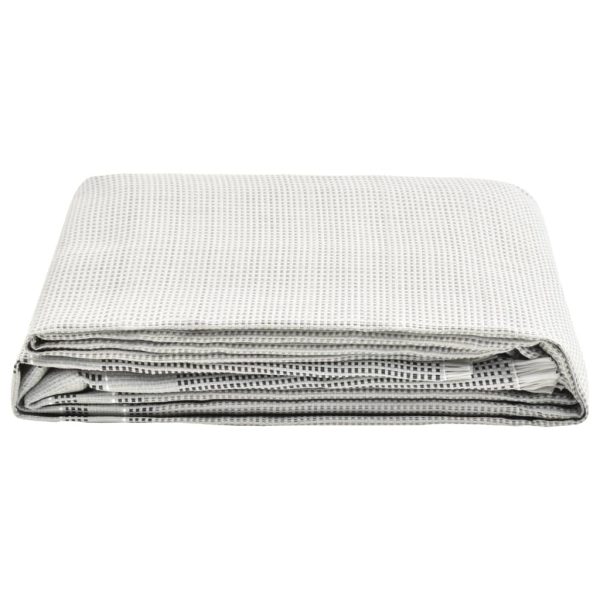 Tapete de campismo para tenda 250x250 cm cinzento