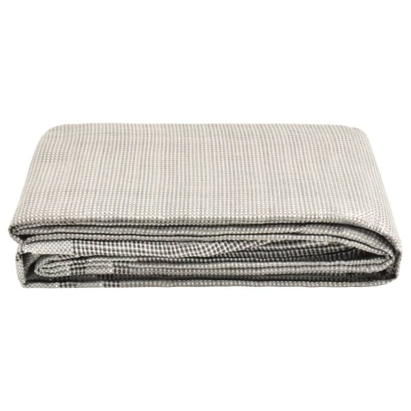 Tapete de campismo para tenda 600x250 cm cinzento-escuro