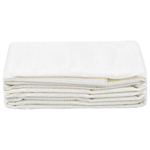 Tapete de campismo para tenda 100x500 cm branco
