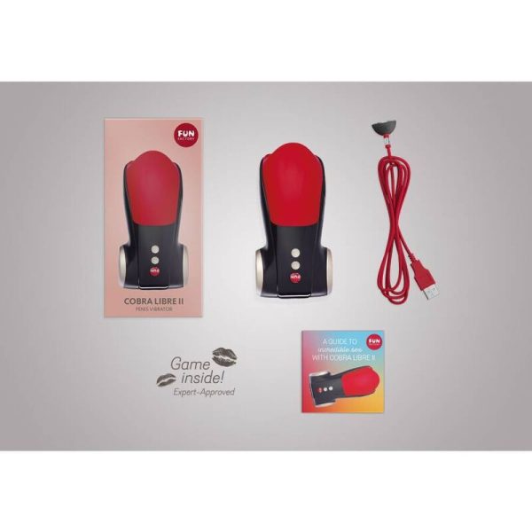 FUN FACTORY - COBRA LIBRE II HEAD OF PENIS STIMULATOR BLACK RED - Image 7