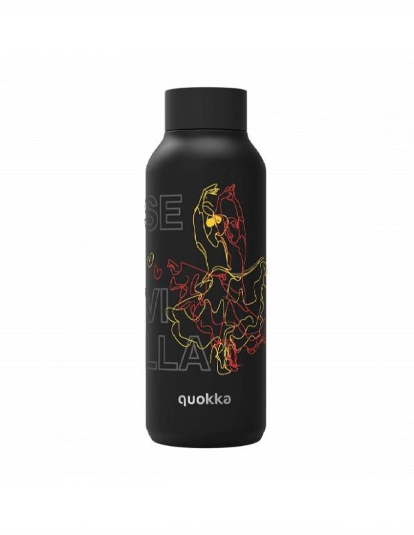 BOTELLA TERMO QUOKKA 630ML JET BLACK SEVILLA LOVE CUSTOM