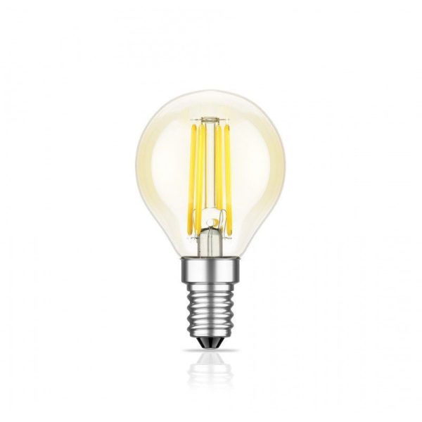 BOMBILLA LED TOSHIBA FILAMENTO G45 E14 4.5W 2700K