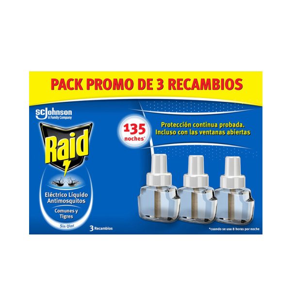 PROTEÇÃO ANTI-MOSQUITO x 3 peças de reposição