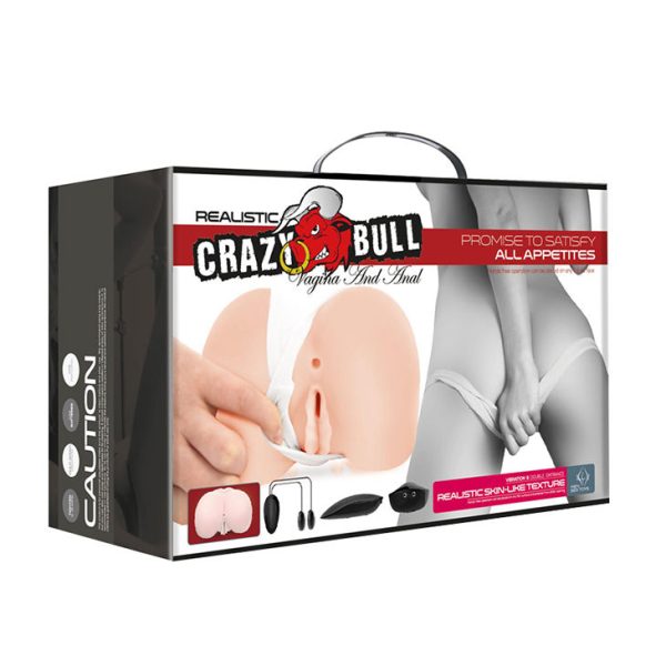 CRAZY BULL - ÂNUS REALÍSTICO E VAGINA COM POSTURA DE VIBRAÇÃO 8 - Image 10