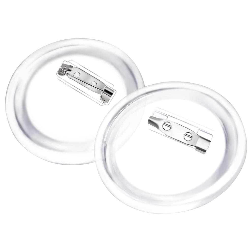 Kit de crachás com alfinetes 100 conjuntos 58 mm acrílico - Image 2