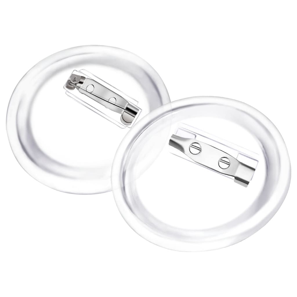 Kit de crachás com alfinetes 100 conjuntos 37 mm acrílico - Image 2