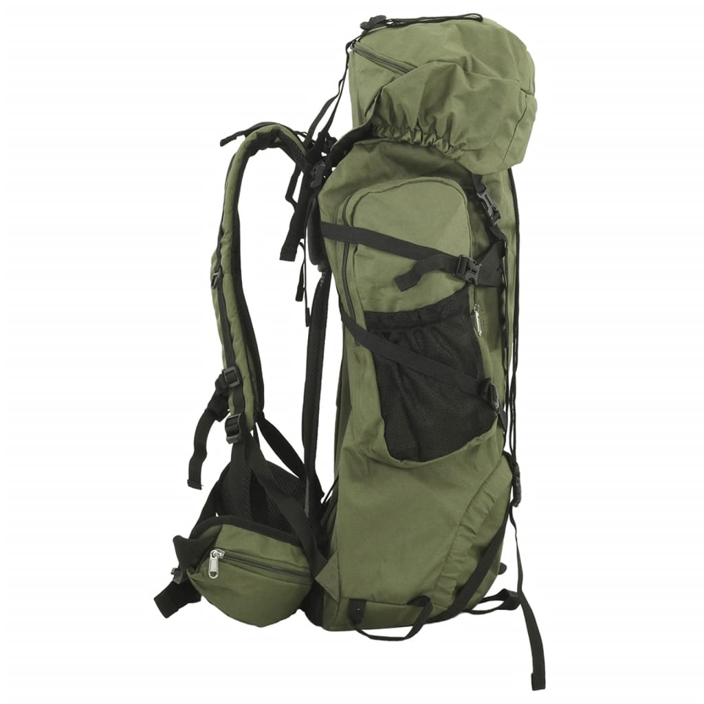 Mochila para caminhadas 60 L tecido oxford verde-tropa - Image 2