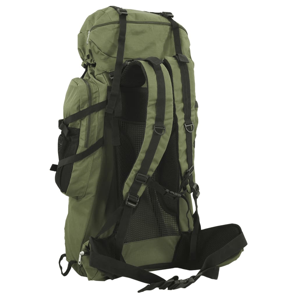 Mochila para caminhadas 60 L tecido oxford verde-tropa - Image 3