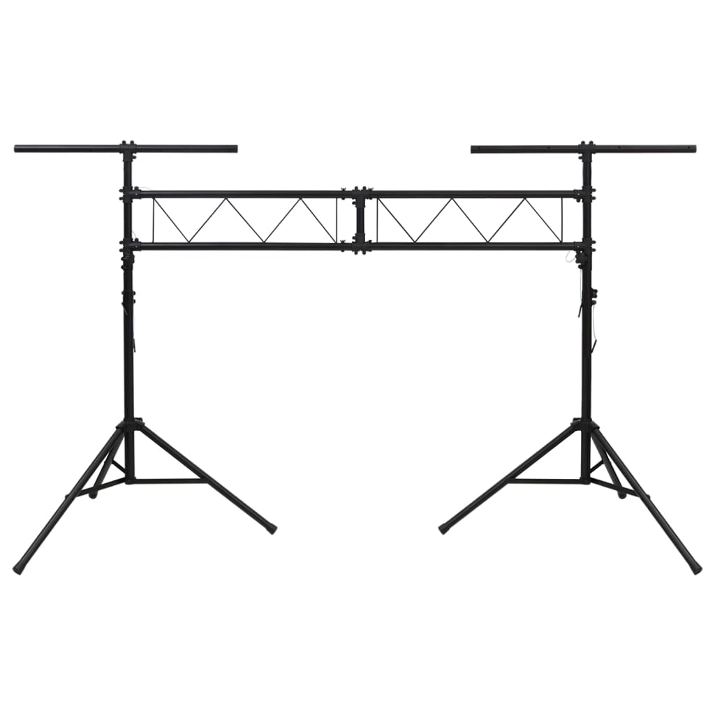 Suporte de iluminação 338x115x(180-300) cm aço preto - Image 3