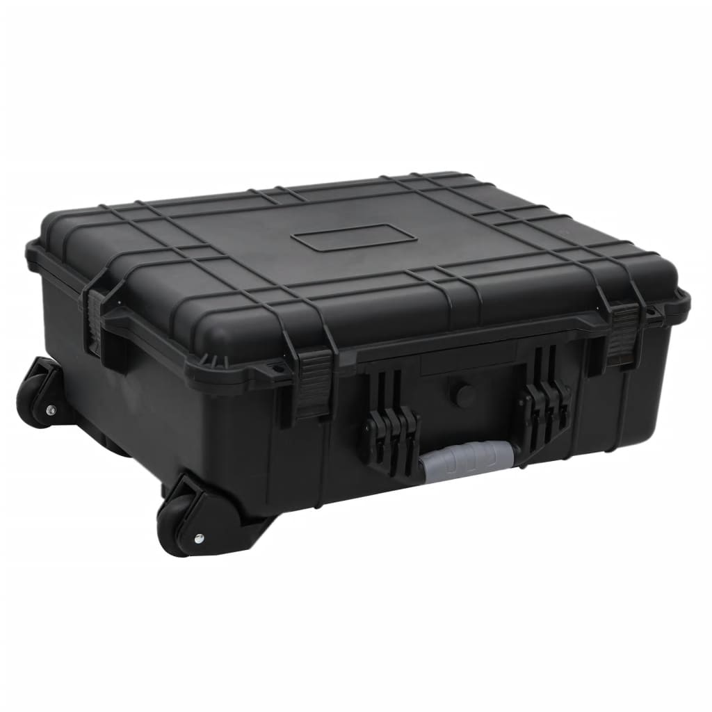 Mala de viagem com rodas 63x50x23 cm PP preto