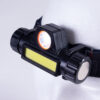 Luz Frontal "Kiprotich" 3W Xpe + 3W Cob Alumínio/Abs