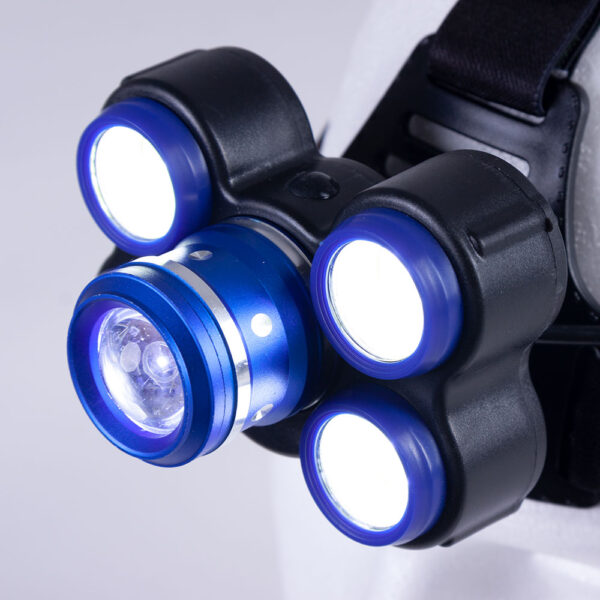 Luz Frontal "Bekele" 10W Xpe + 4 X 3W Cob Alumínio/Abs - Image 2