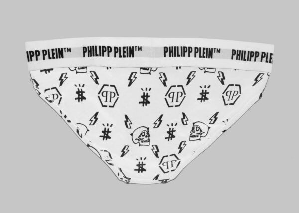 Philipp Plein Cuecas DUPM1101_BI-PACK_WHITE - Image 3