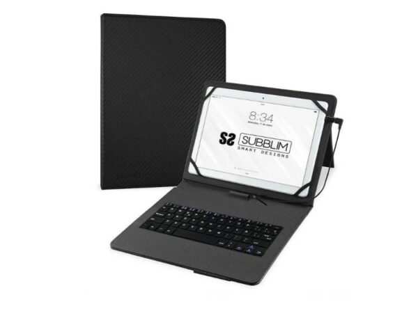 CASE + KEYTAB TABLET KEYTAB PRO USB 10.1'' PRETO SUBBLIM