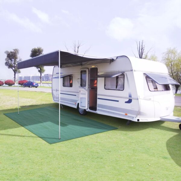 Tapete de campismo para tenda 300x400 cm verde vidaXL