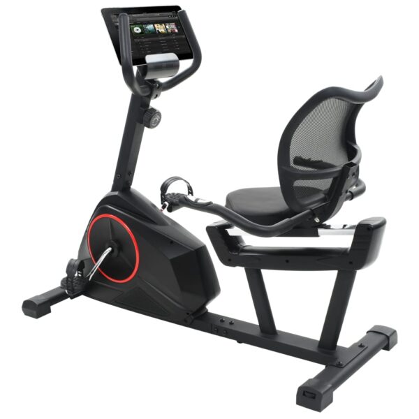 Bicicleta estática magnética reclinada com medição pulso - Image 3