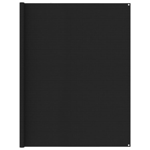 Tapete de campismo para tenda 250x450 cm preto