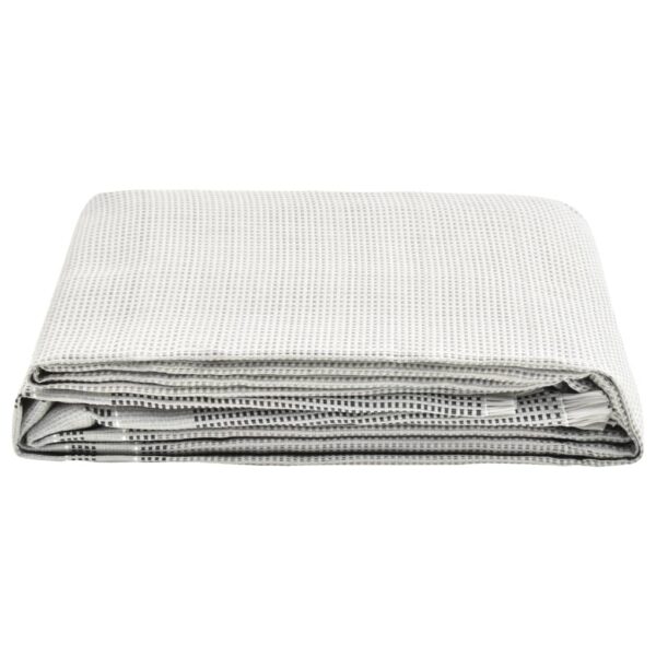 Tapete de campismo para tenda 250x250 cm cinzento