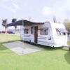 Tapete de campismo para tenda 100x1000 cm branco