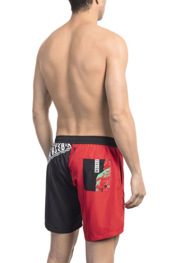 Bikkembergs Beachwear Roupa de banho BKK1MBM09_RED&BLACK - Image 2