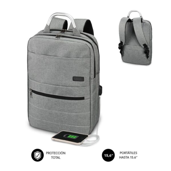 Mochila Subblim elite air padding para laptop de 15,6 '' cinza