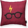 CAPA DE ALMOFADA 100% ALGODÃO 45X45CM HARRY POTTER A