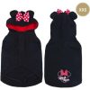 CAMISOLA DE CÃO XXS ALGODÃO ESCOVADO MINNIE PRETO