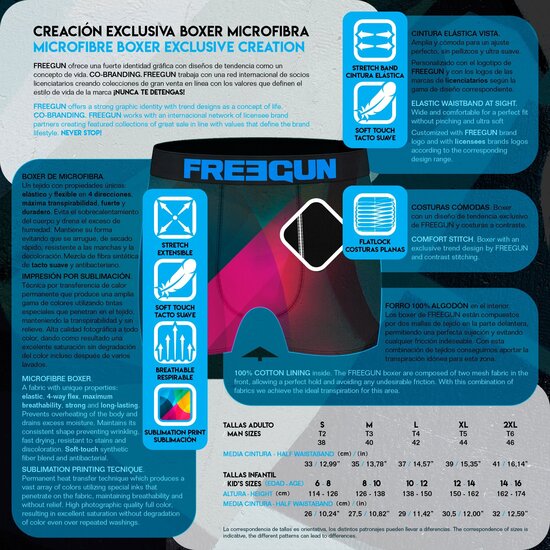 CONJUNTO DE 5 CUECAS BOXER MARIO-BROS PARA HOMEM MICROFIBRA - Image 3