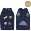 JAQUETA DENIM PARA CÃES XXS MARVEL AZUL
