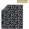 COBERTOR PARA CÃES 100 X 150 CM ACDC PRETO