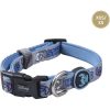 COLEIRA PREMIUM PARA CÃES PONTO XXS/XS AZUL ESCURO