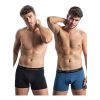 PACK 2 BOXERS HOMEM PRETO/AZUL