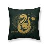 CAPA DE ALMOFADA SLYTHERIN OURO 50X50 HARRY POTTER